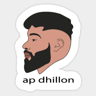 Good Retro Ap Dhillon Music Need Love Sticker